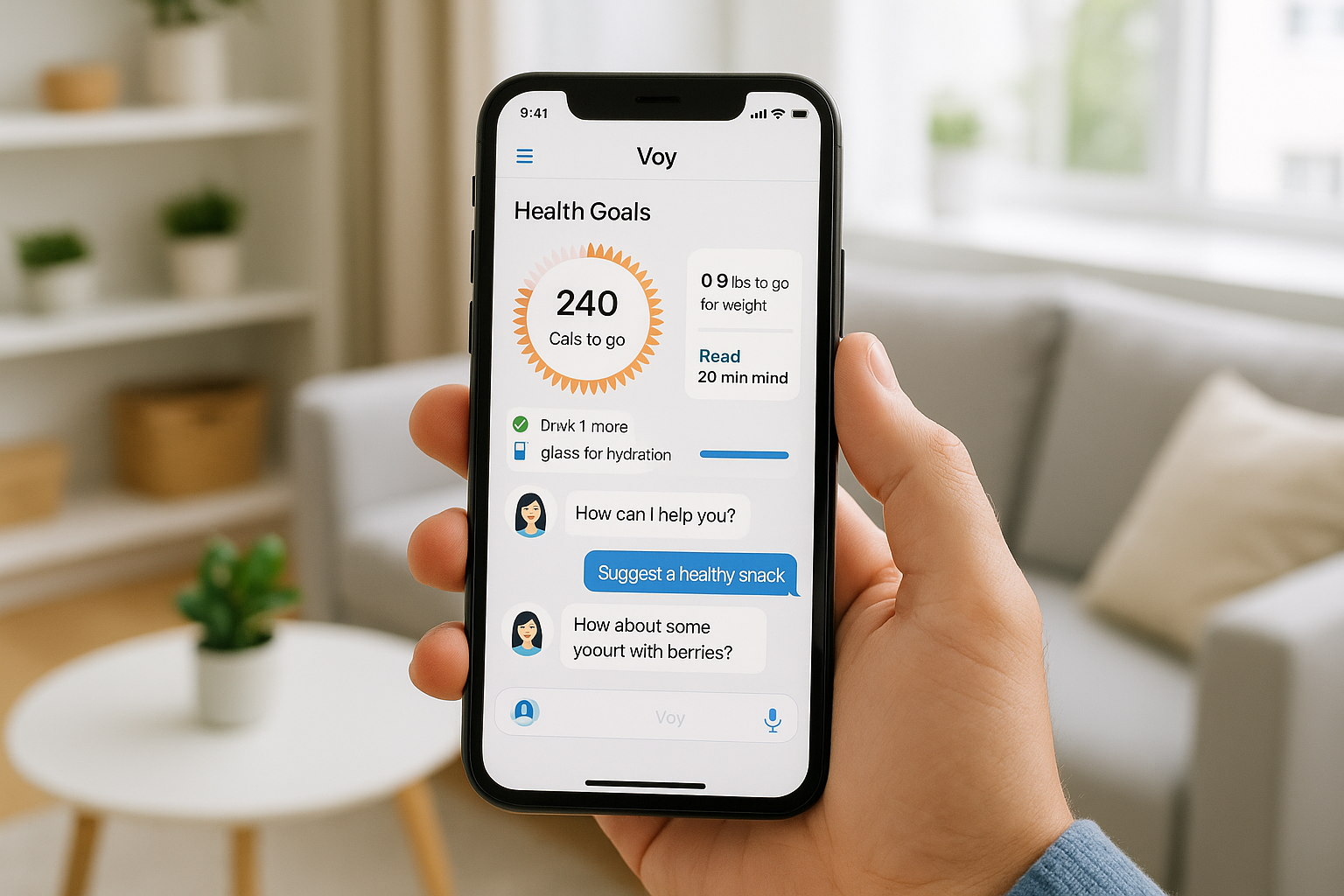 Explore Personalized Health Goals with the Voy App